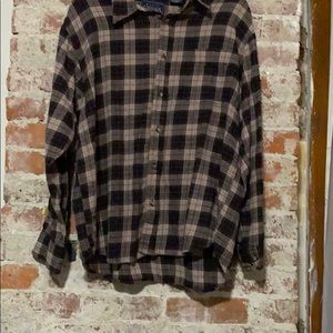 Brown Oversized Flannel